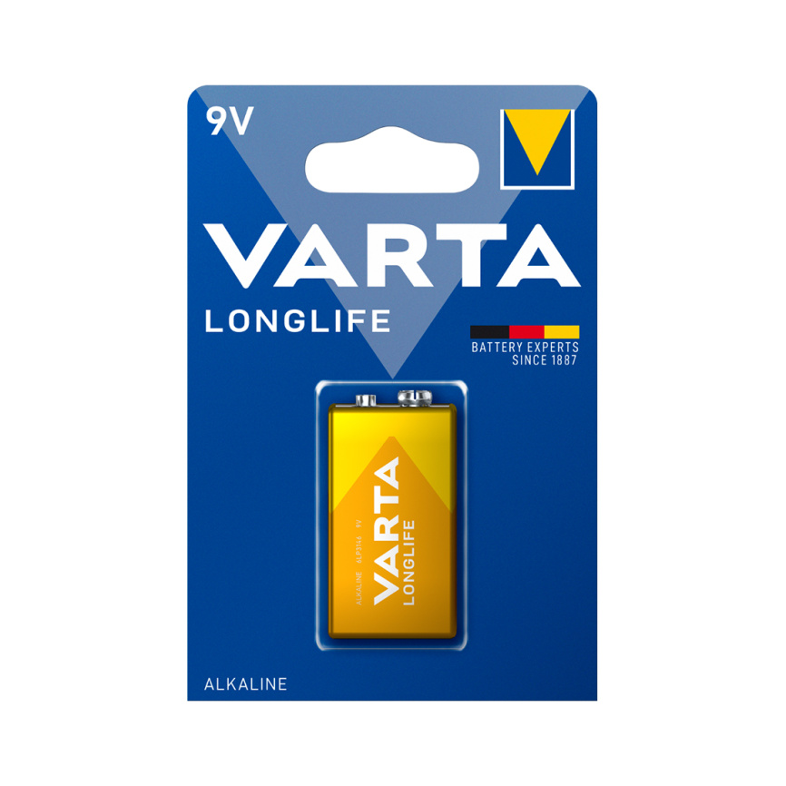 Батарейка VARTA Longlife 9V - 4122 6LP3146 (1шт) фото 1