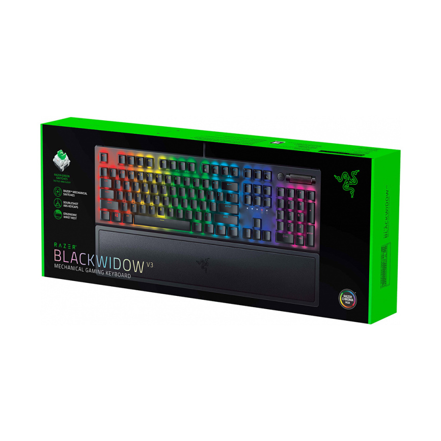 Клавиатура Razer BlackWidow V3 (Green Switch) фото 3