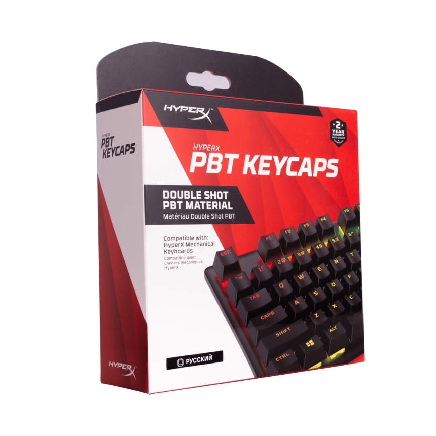 Набор кнопок на клавиатуру HyperX PBT Keycaps Full Key Set (Black) 519P1AA#ACB фото 2
