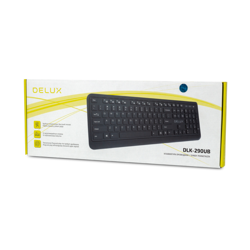 Клавиатура Delux DLK-290UB фото 3