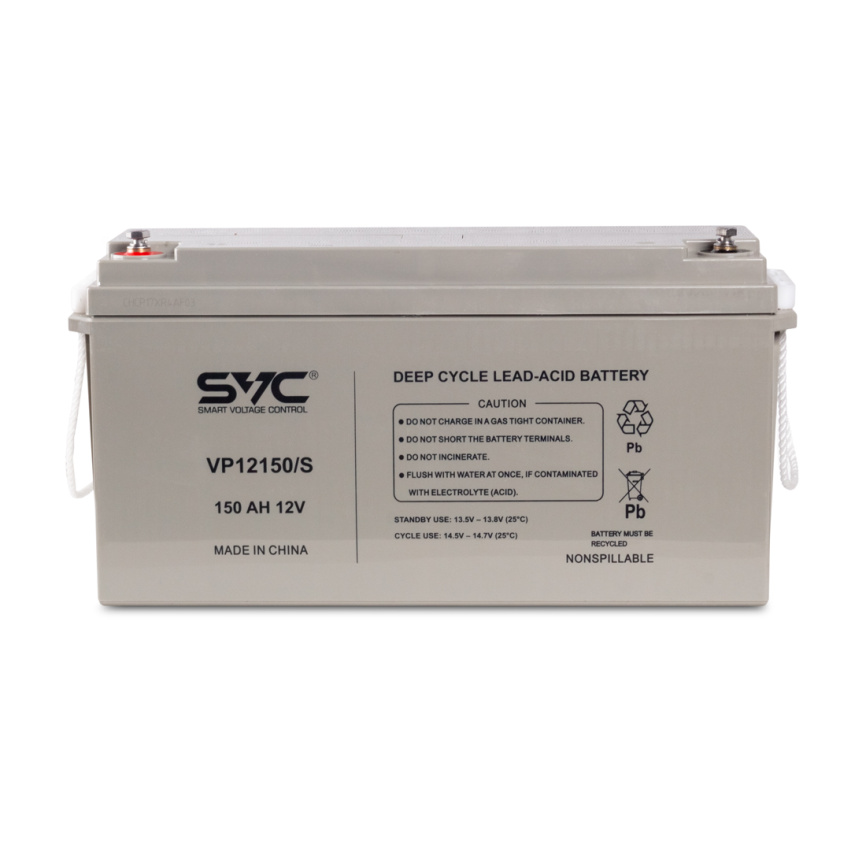 Аккумуляторная батарея SVC VP12150/S 12В 150 Ач (485*172*240) фото 2