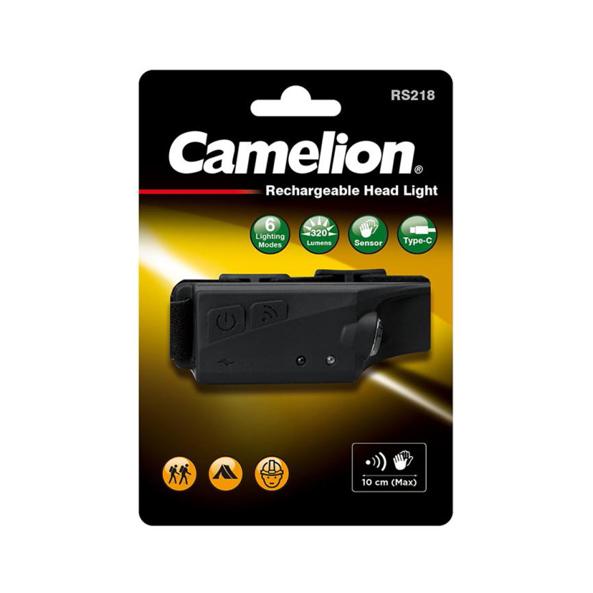 Перезаряжаемый налобный фонарь Camelion RS218 фото 2