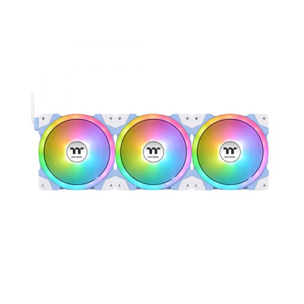 Кулер для компьютерного корпуса Thermaltake SWAFAN EX12 ARGB Sync 3 Pack Hydrangea Blue