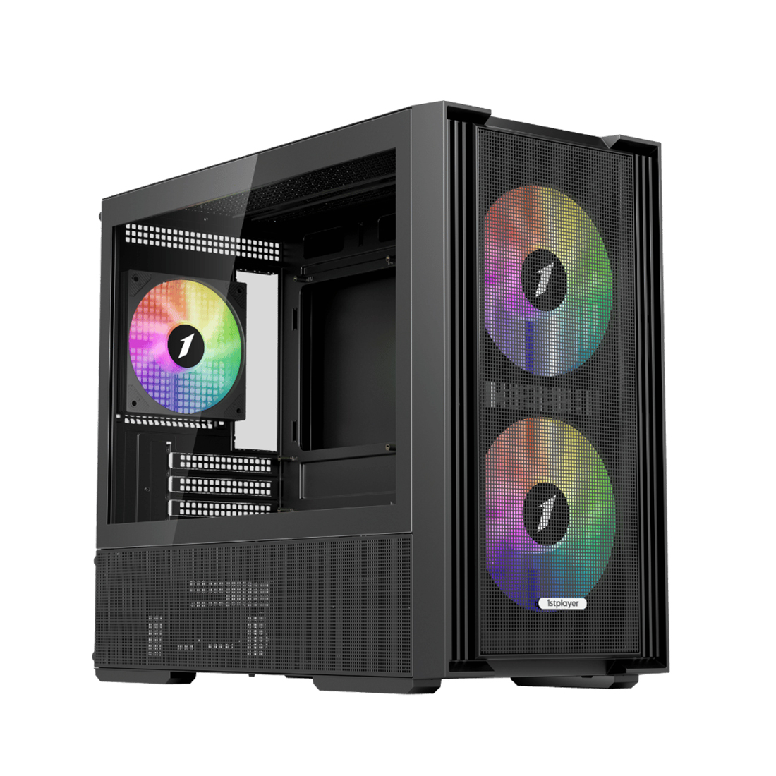 Компьютерный корпус 1STPLAYER AU6 Black без Б/П