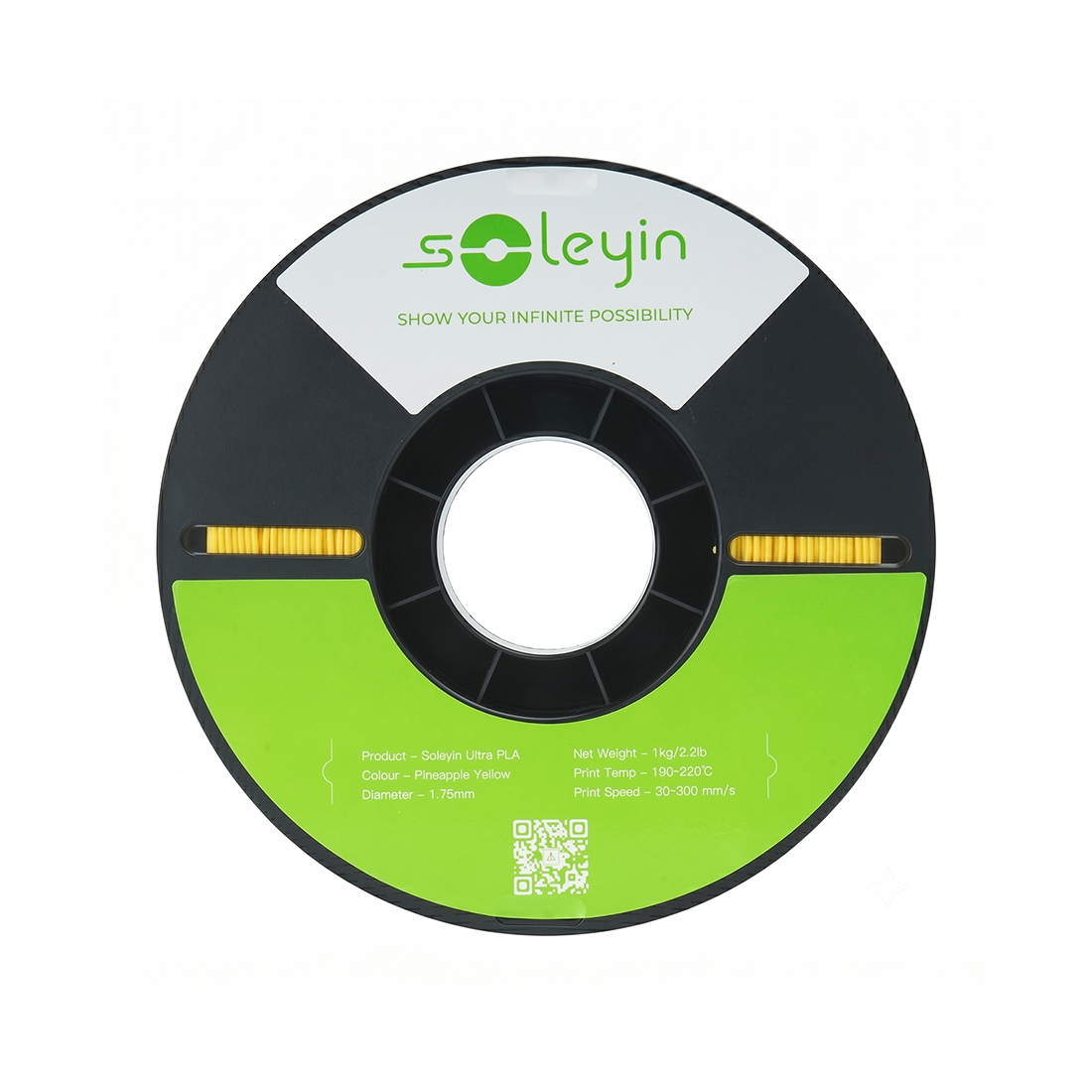 Филамент для 3D-печати Creality Soleyin Ultra PLA 3301010605 (ананасовый жёлтый)