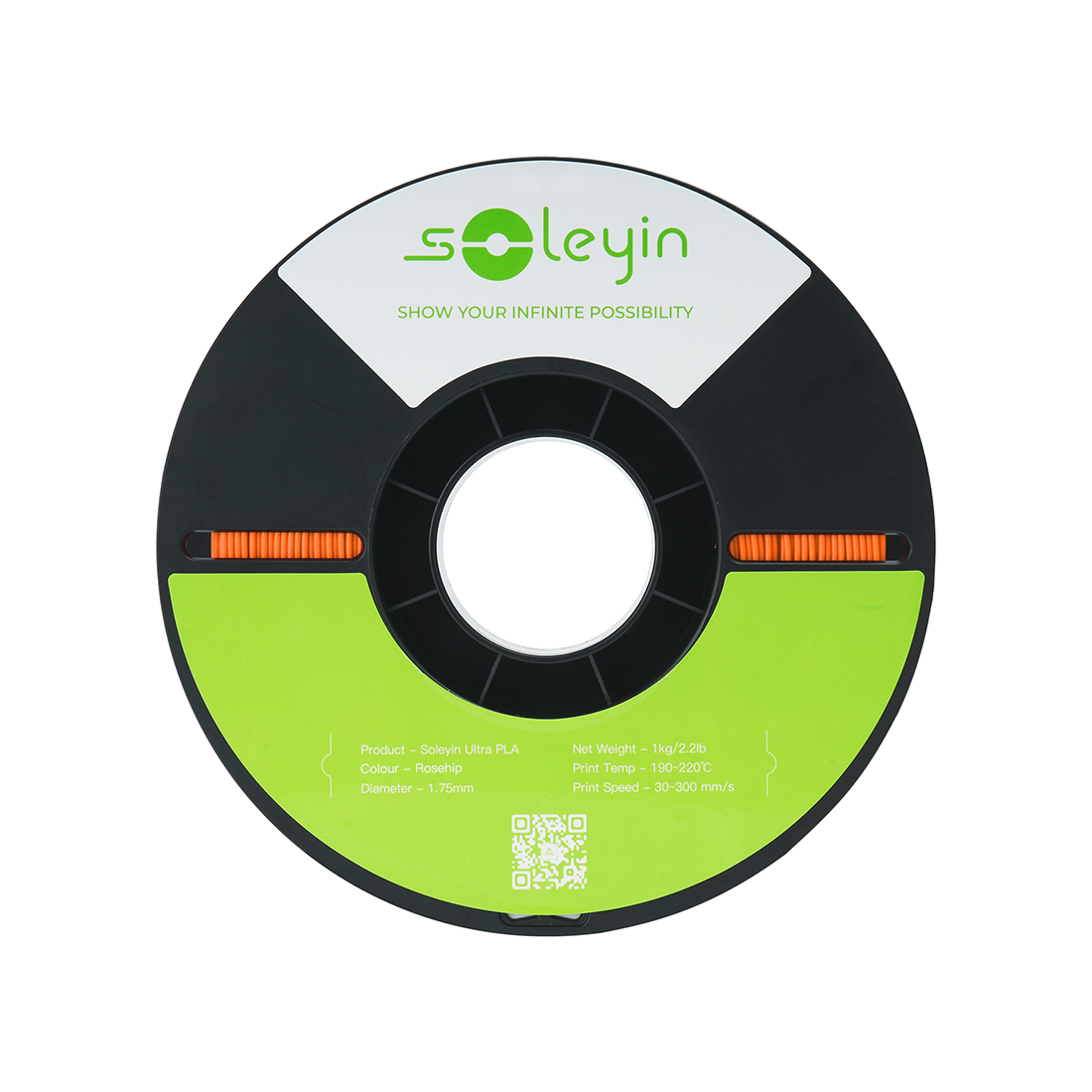 Филамент для 3D-печати Creality Soleyin Ultra PLA 3301010601 (шиповник)