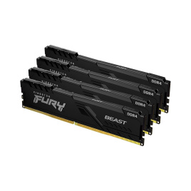 Комплект модулей памяти Kingston FURY Beast Black KF426C16BBK4/64 DDR4 64GB (Kit 4x16GB) 2666MHz