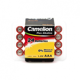 Батарейка CAMELION Plus Alkaline LR03-PB24 24 шт. в упак.