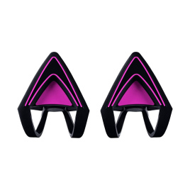 Накладные кошачьи ушки на гарнитуру Razer Kitty Ears for Kraken - Neon Purple