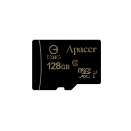 Карта памяти Apacer AP128GMCSX10U1-R 128GB + адаптер