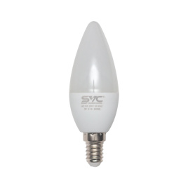 Эл. лампа светодиодная SVC LED C35-7W-E14-4200K, Нейтральный