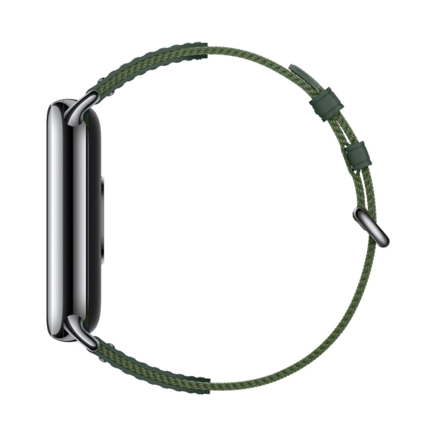 Сменный плетёный браслет для Xiaomi Smart Band 8 Green фото 3