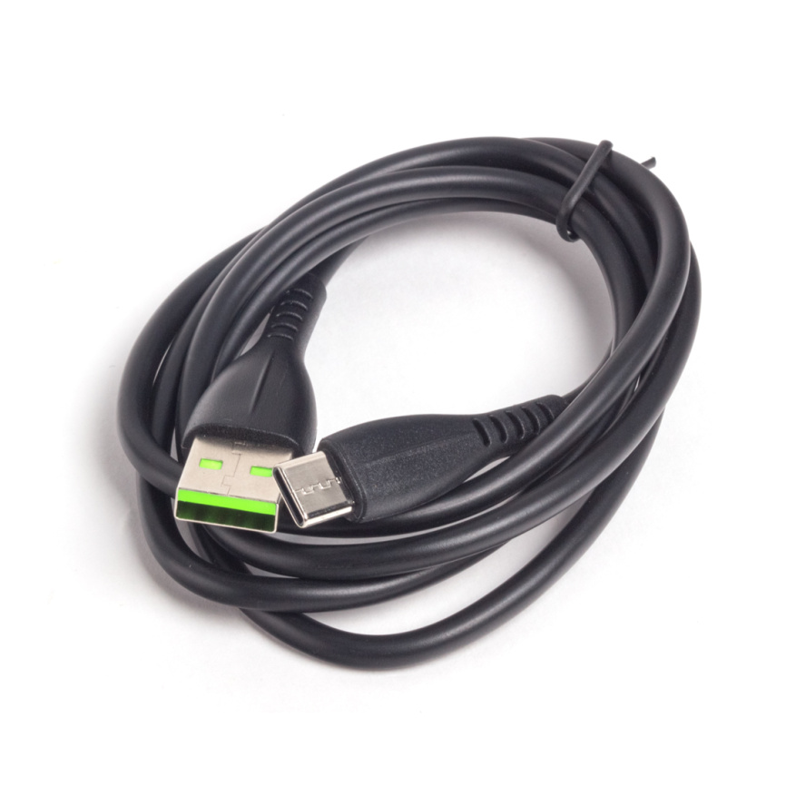 Интерфейсный кабель Awei Type-C CL-115T 2.4A 1m Чёрный фото 2
