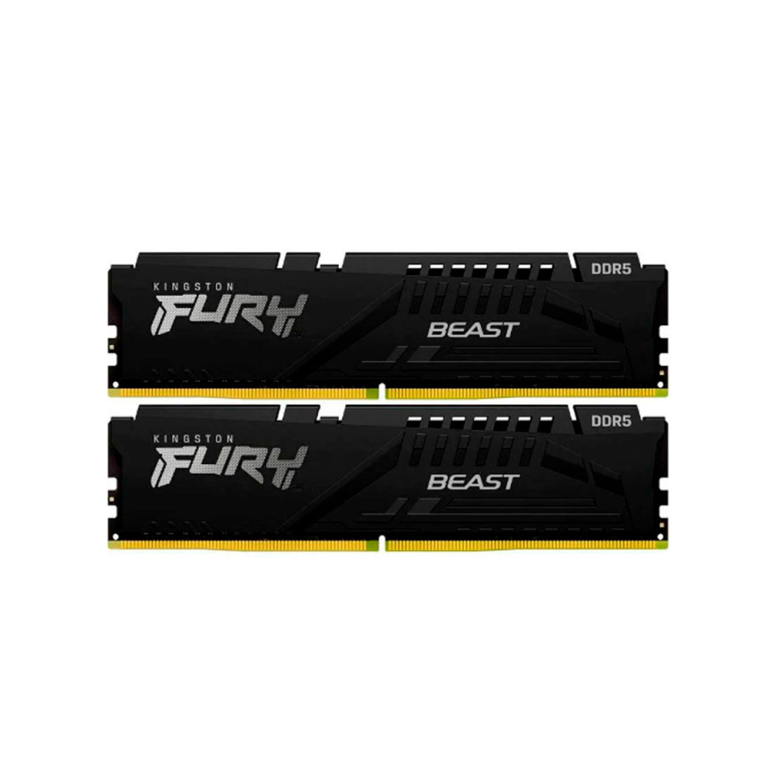 Комплект модулей памяти Kingston FURY Beast KF556C40BBAK2-16 DDR5 16GB (Kit 2x8GB) 5600MHz фото 1