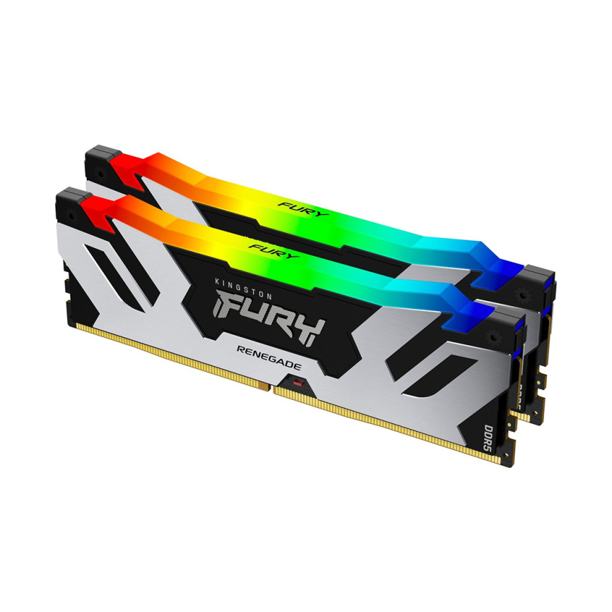 Комплект модулей памяти Kingston FURY Renegade RGB XMP KF564C32RSAK2-32 DDR5 32GB (Kit 2x16GB) 6400M фото 1