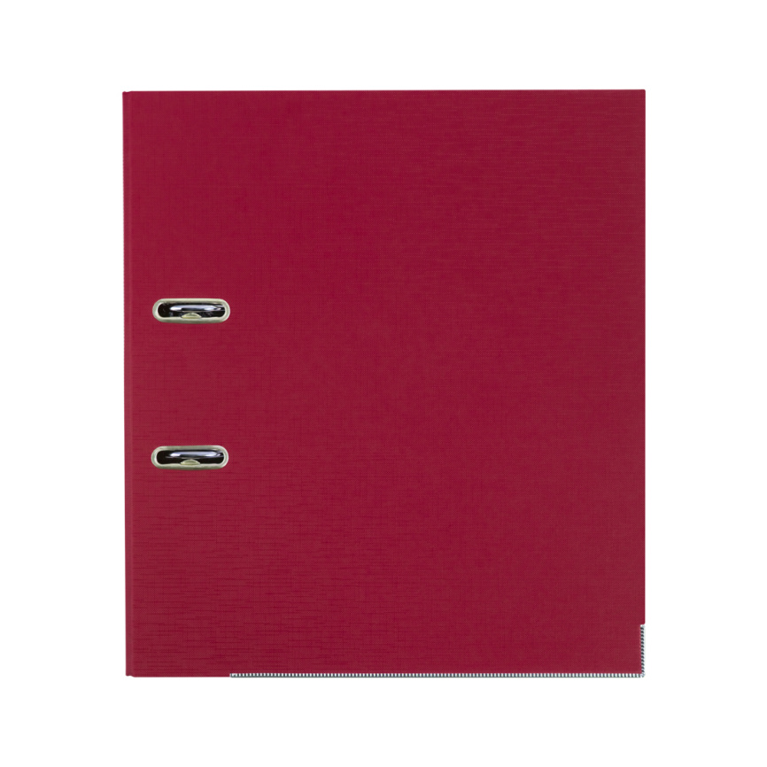 Папка-регистратор Deluxe с арочным механизмом, Office 2-WN8, А4, 50 мм, бордовый фото 2