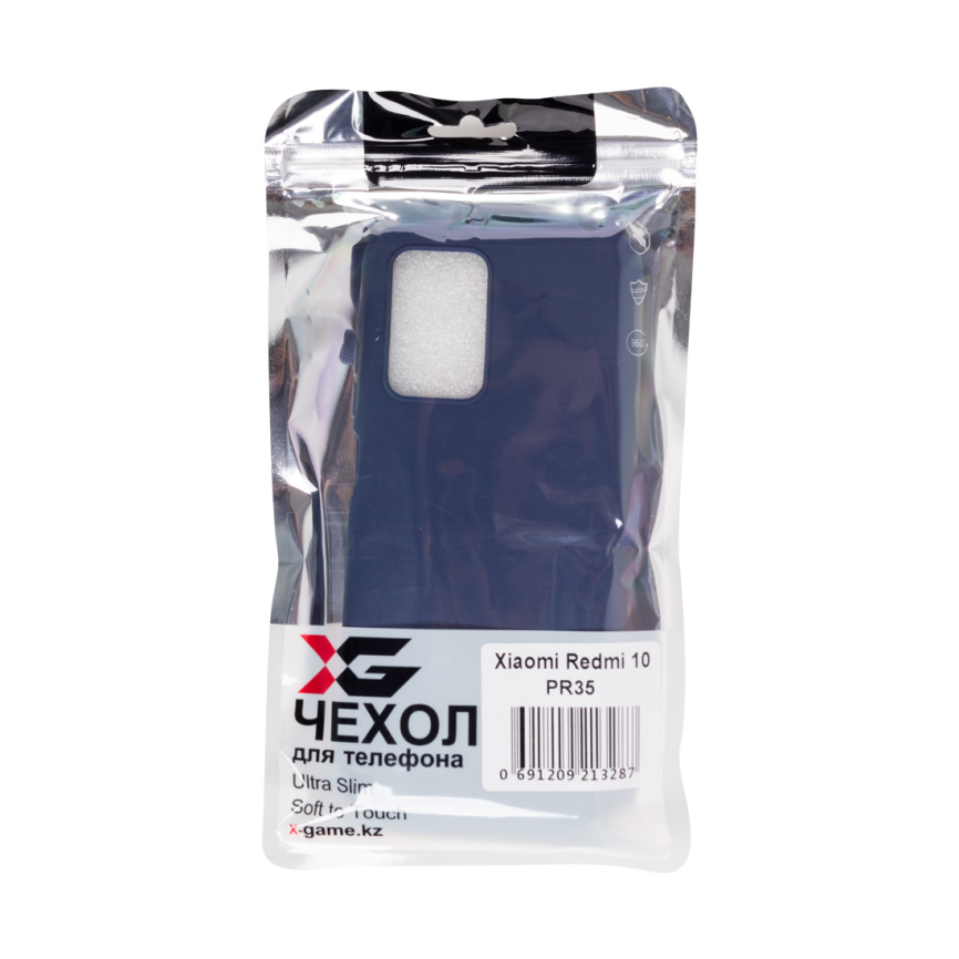 Чехол для телефона X-Game XG-PR35 для Redmi 10 TPU Тёмно-синий фото 3