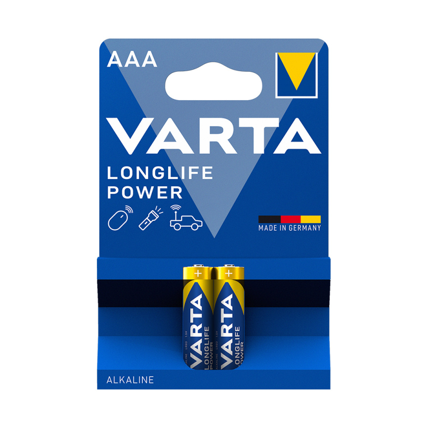 Батарейка VARTA Longlife Power Micro 1.5V - LR03/AAA (2 шт) фото 1