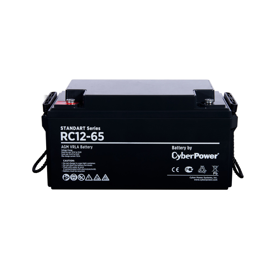 Аккумуляторная батарея CyberPower RC12-65 12В 65 Ач фото 2