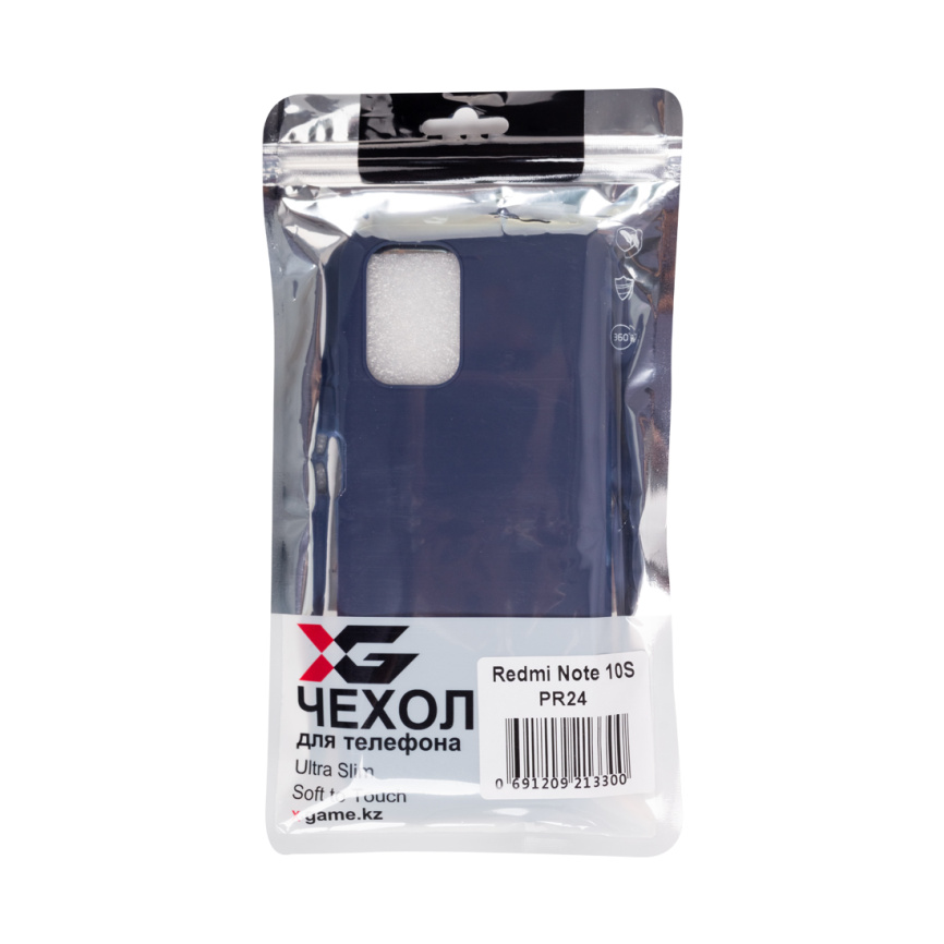 Чехол для телефона X-Game XG-PR24 для Redmi Note 10S TPU Тёмно-синий фото 3