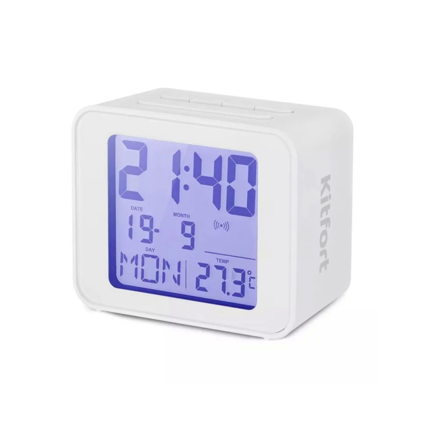 Часы с термометром Kitfort КТ-3303-2 белый фото 1