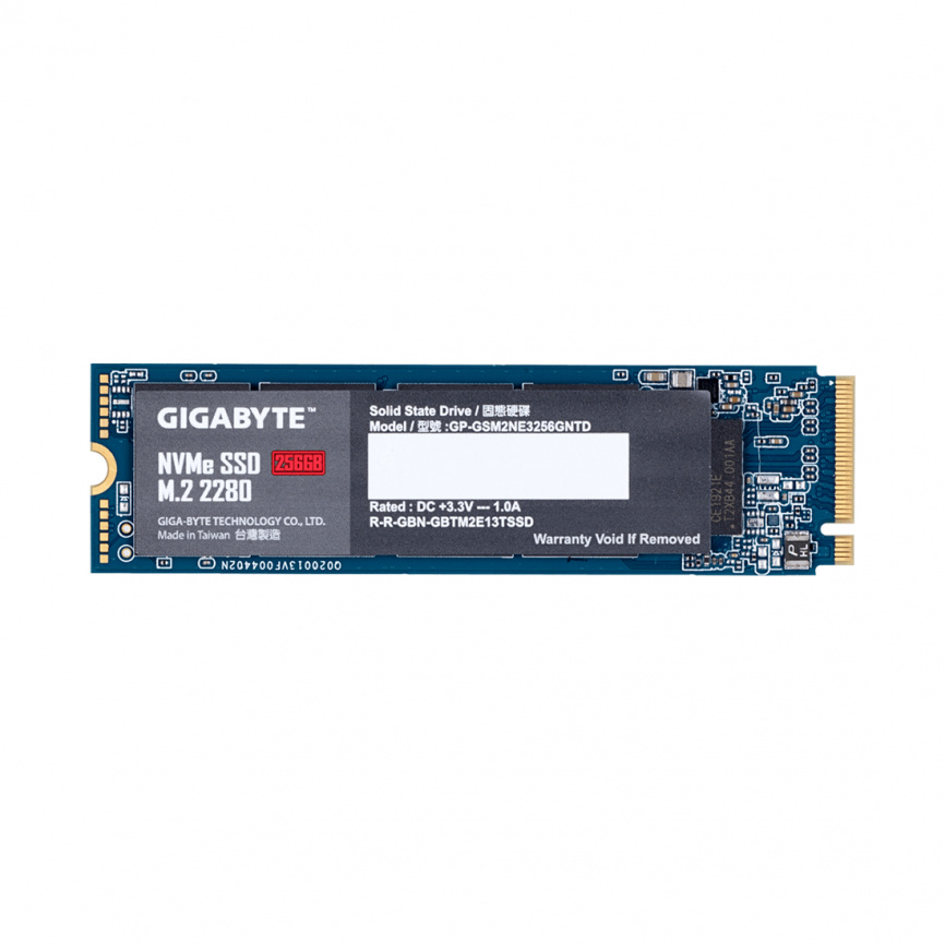 Твердотельный накопитель внутренний Gigabyte GP-GSM2NE3256GNTD 256GB M.2 PCI-E 3.0x4 фото 1