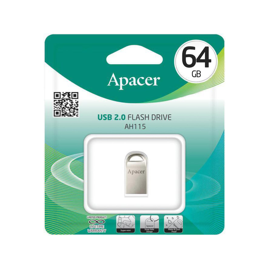 USB-накопитель Apacer AH115 64GB Серый фото 2