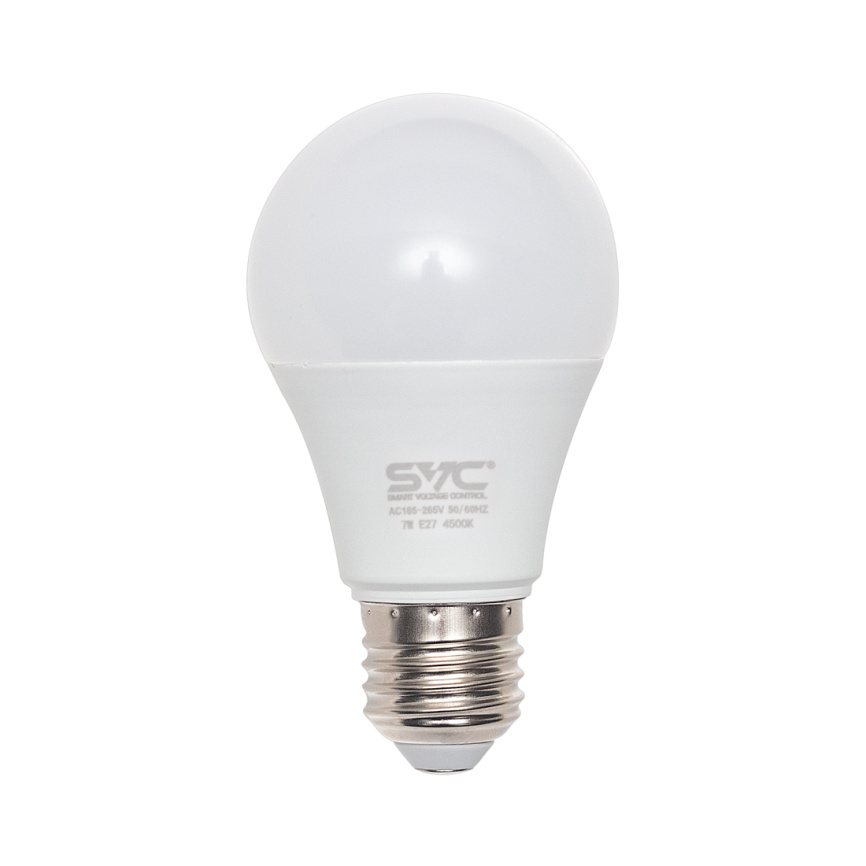 Эл. лампа светодиодная SVC LED G45-7W-E27-4500K, Нейтральный фото 1