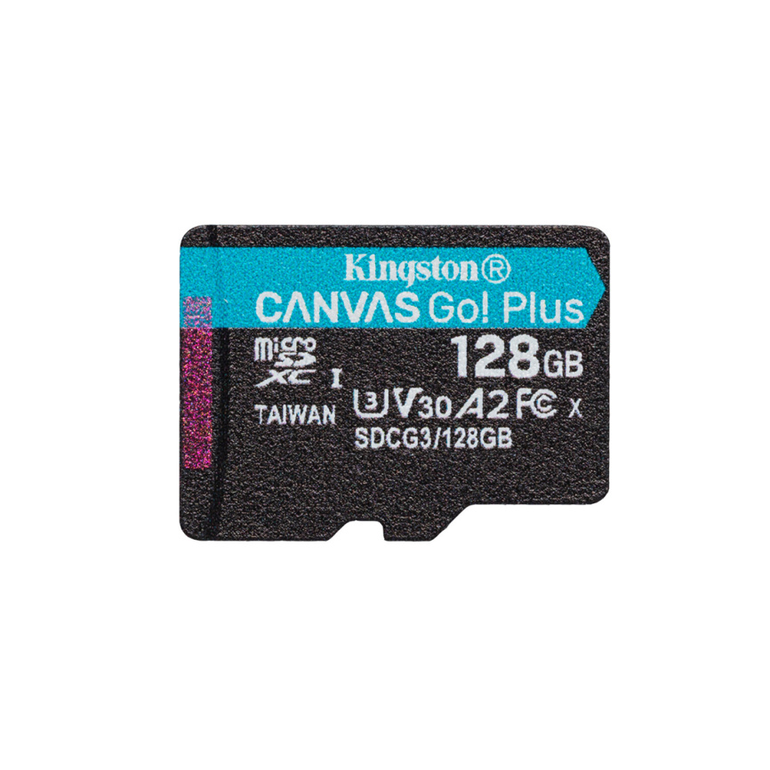 Карта памяти Kingston SDCG3/128GBSP A2 U3 V30 128GB без адаптера фото 1