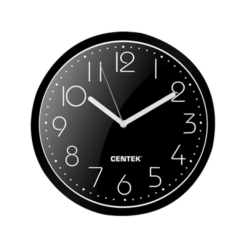 Часы настенные Centek СТ-7105 <Black> (черный) фото 1