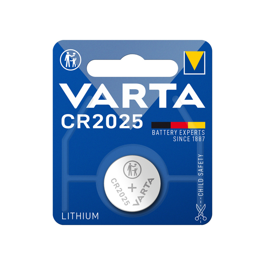 Батарейка VARTA Lithium CR2025 3V (1 шт) фото 1