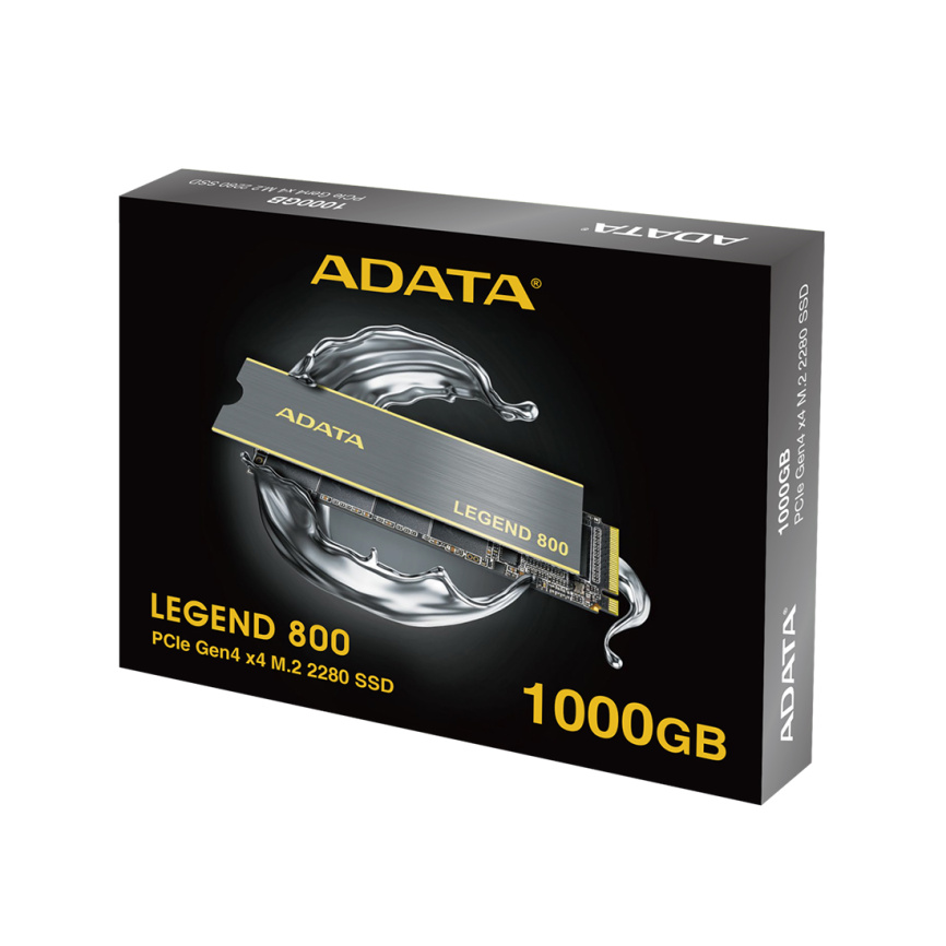 Твердотельный накопитель SSD ADATA LEGEND 800 ALEG-800-1000GCS 1TB PCIe Gen4x4 M.2 фото 3