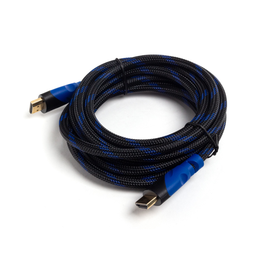 Интерфейсный кабель HDMI-HDMI SVC HR0300BL-P, 30В, Синий, Пол. пакет, 3 м фото 1