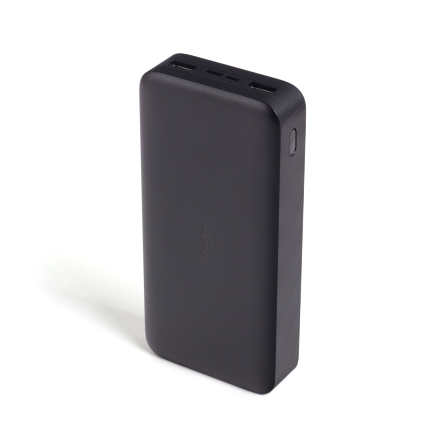Портативный внешний аккумулятор Xiaomi Redmi Power Bank 20000mAh (18W Fast Charge) Черный фото 1