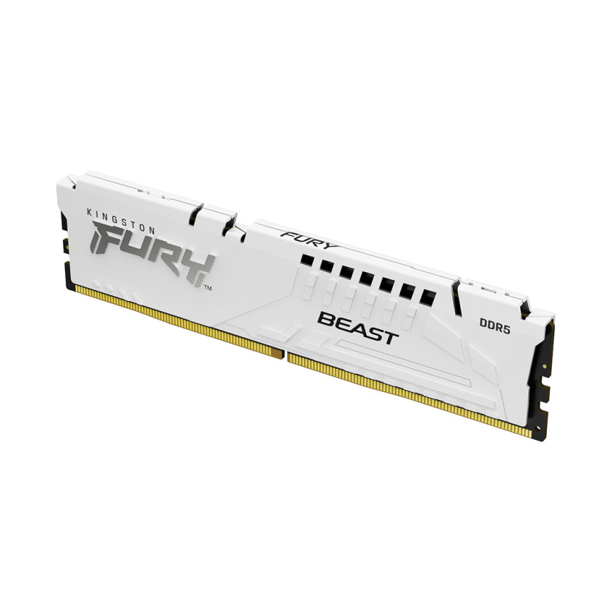 Модуль памяти Kingston FURY Beast White XMP EXPO KF552C40BW-16 DDR5 16GB 5200MHz фото 1