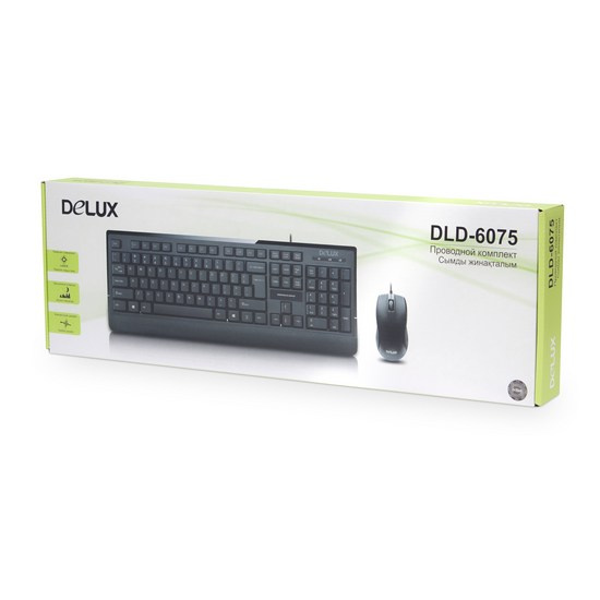 Комплект Клавиатура + Мышь Delux DLD-6075OUB фото 3