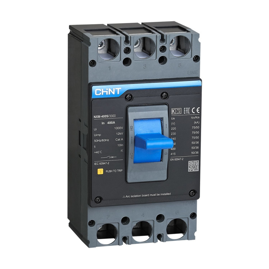 Автоматический выключатель CHINT NXM-400S/3Р 400A 50кА фото 1
