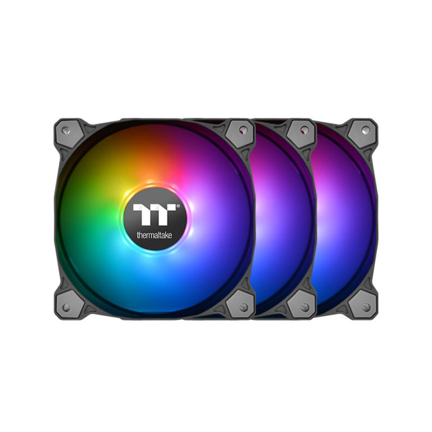 Кулер для компьютерного корпуса Thermaltake Pure Plus 12 RGB TT Premium Edition (3-Fan Pack) фото 1