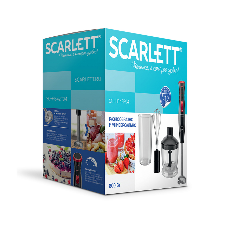 Кухонный процессор-блендер Scarlett SC-HB42F94 фото 3