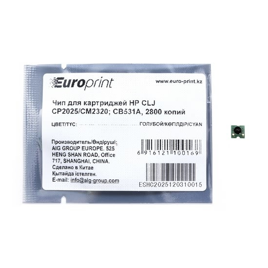 Чип Europrint HP CC531A фото 1