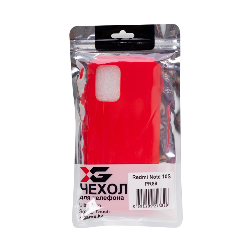 Чехол для телефона X-Game XG-PR89 для Redmi Note 10S TPU Красный фото 3