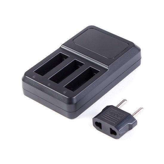 Зарядка для 3 батарей GoPro Hero 4 от USB Deluxe DLGP-404 фото 2
