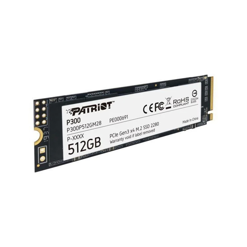 Твердотельный накопитель SSD Patriot P300 512GB M.2 NVMe PCIe 3.0x4 фото 1