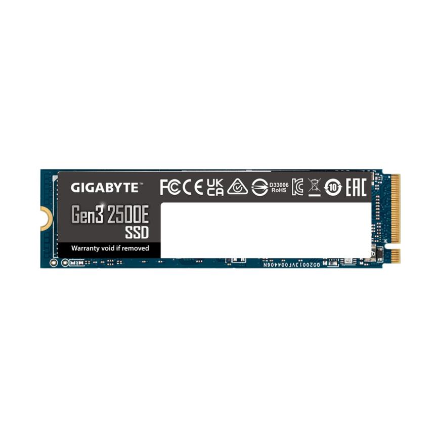 Твердотельный накопитель SSD Gigabyte 2500E G325E500G 500GB M.2 NVMe PCIe 3.0 фото 2