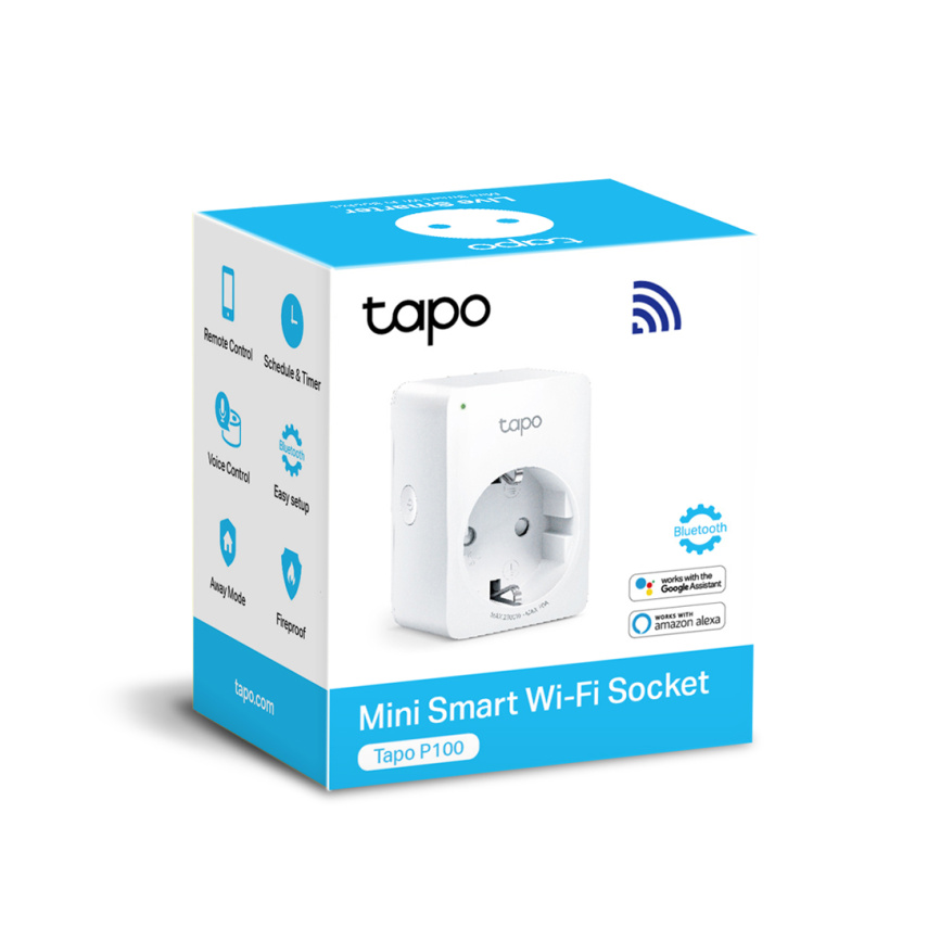 Умная мини Wi-Fi розетка TP-Link Tapo P100(1-pack) фото 3