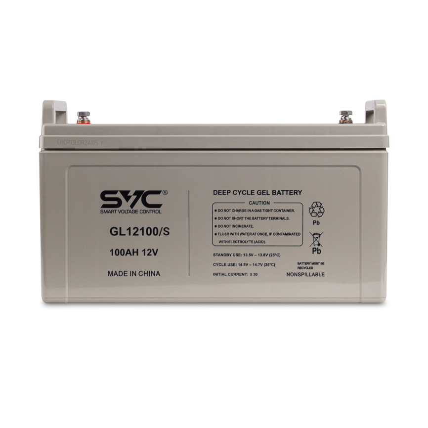 Аккумуляторная батарея SVC GL12100/S 12В 100 Ач (407*173*233) фото 2