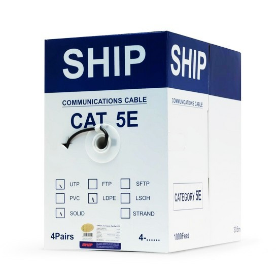 Кабель сетевой SHIP D106-VS Cat.5e UTP 30В PE фото 3