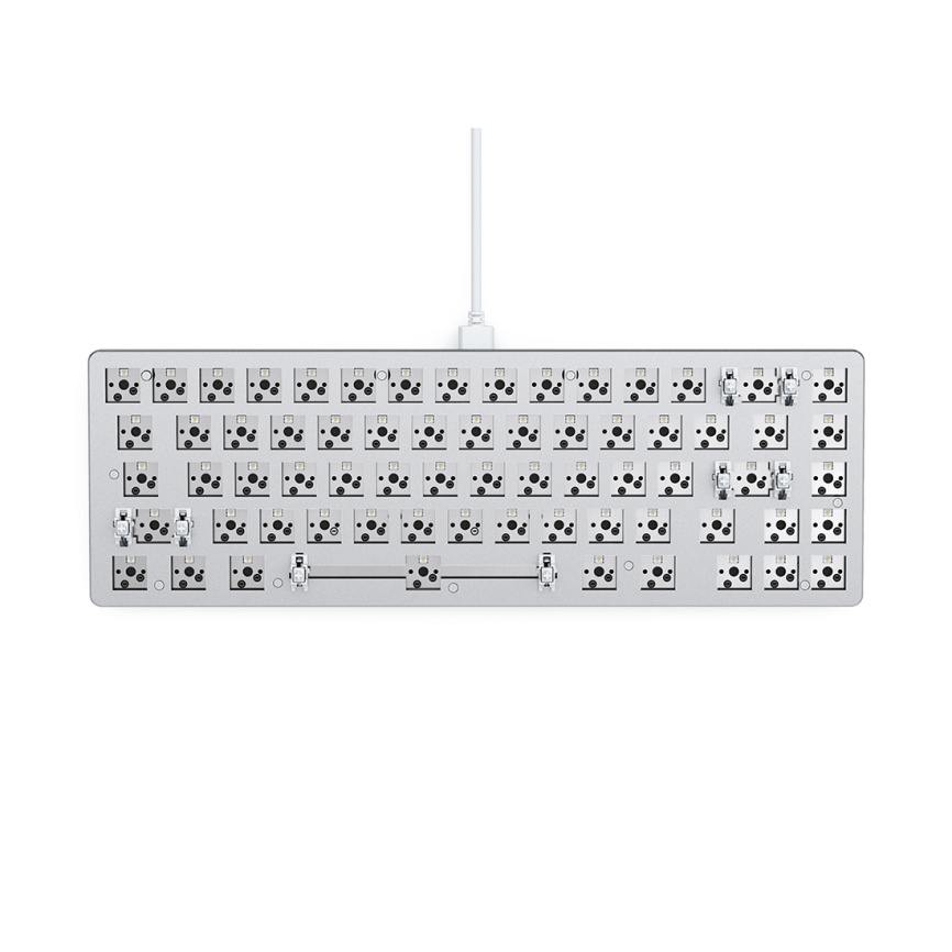 Основа клавиатуры Glorious GMMK2 Compact White (GLO-GMMK2-65-RGB-W) фото 1