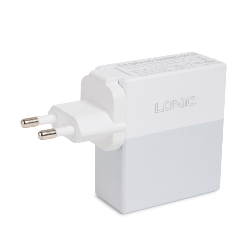 Универсальное зарядное устройство LDNIO A2620C 65W Белый фото 1