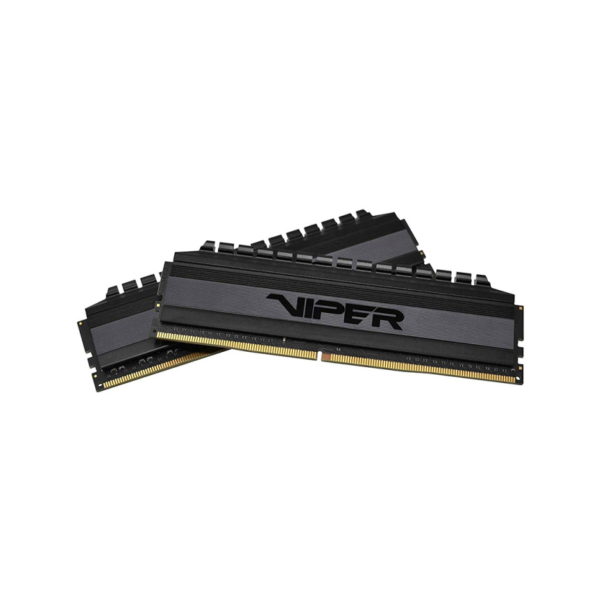 Комплект модулей памяти Patriot Memory Viper 4 Blackout PVB432G300C6K DDR4 32GB (Kit 2x16GB) 3000MHz фото 1